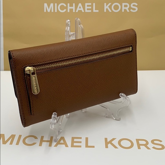 Michael Kors Jet Set Travel Lg Trifold Wallet - Picture 14 of 16